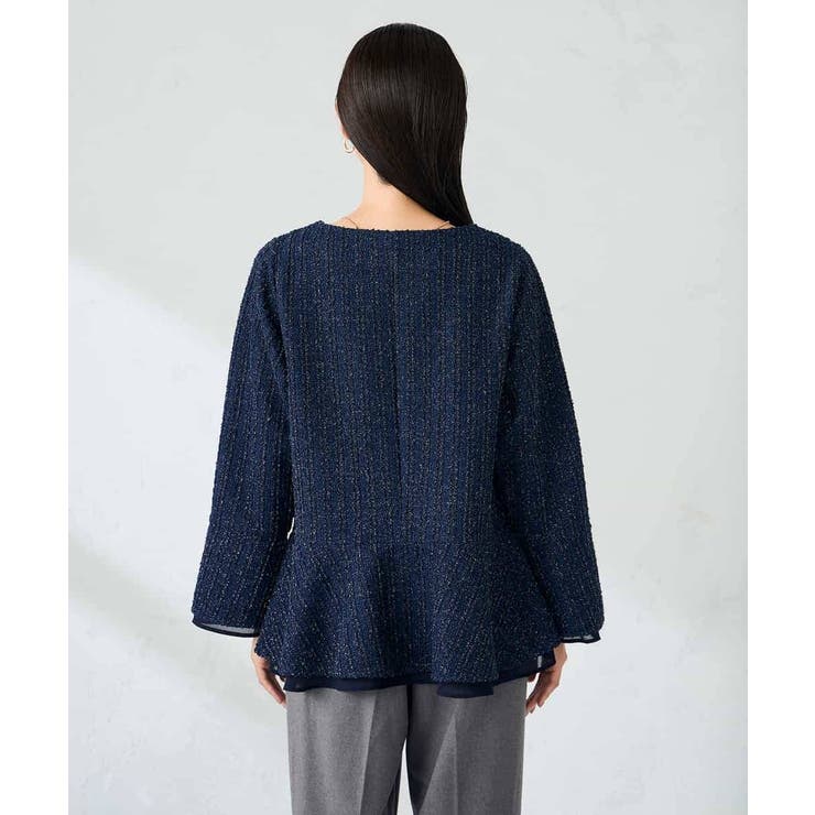 ツイードペプラムトップス | a.v.v【WOMEN】 | 詳細画像20 