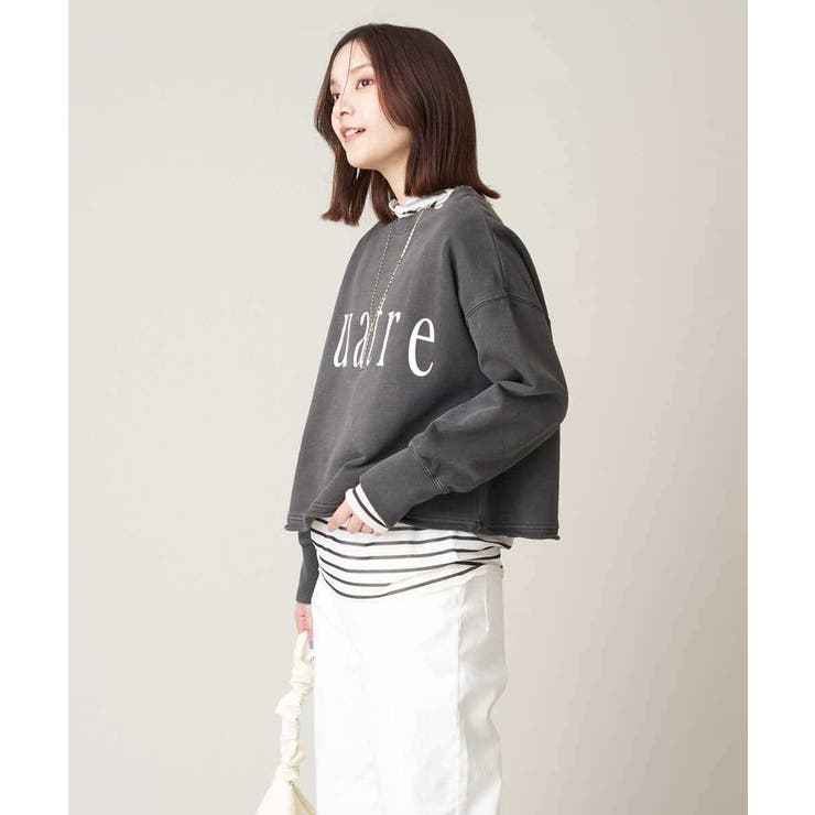 クロップド丈ロゴスウェット | a.v.v【WOMEN】 | 詳細画像10 