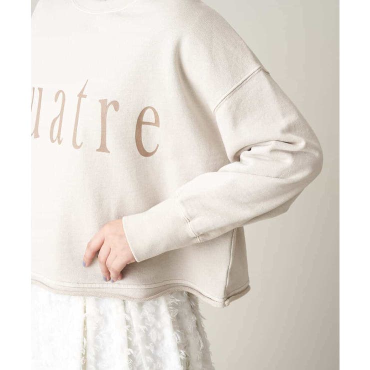 クロップド丈ロゴスウェット | a.v.v【WOMEN】 | 詳細画像18 