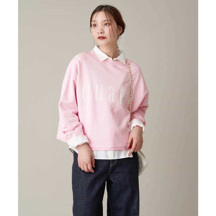 クロップド丈ロゴスウェット | a.v.v【WOMEN】 | 詳細画像23 