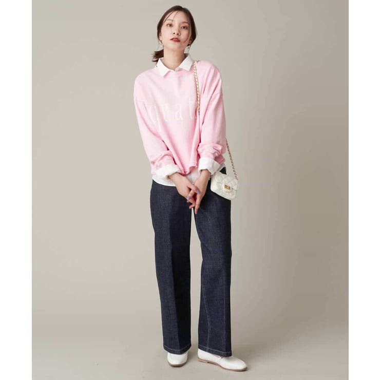 クロップド丈ロゴスウェット | a.v.v【WOMEN】 | 詳細画像27 