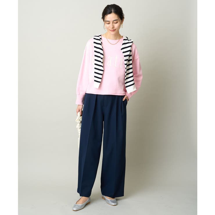 クロップド丈ロゴスウェット | a.v.v【WOMEN】 | 詳細画像35 