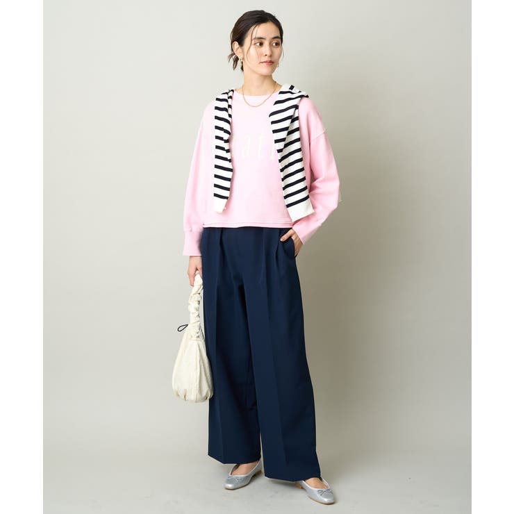 クロップド丈ロゴスウェット | a.v.v【WOMEN】 | 詳細画像36 