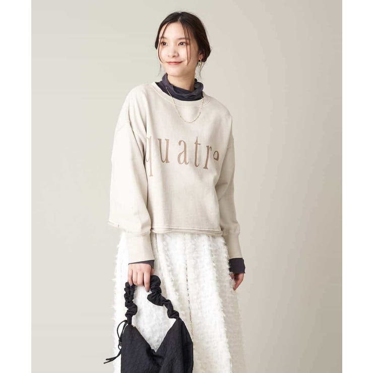 クロップド丈ロゴスウェット | a.v.v【WOMEN】 | 詳細画像37 