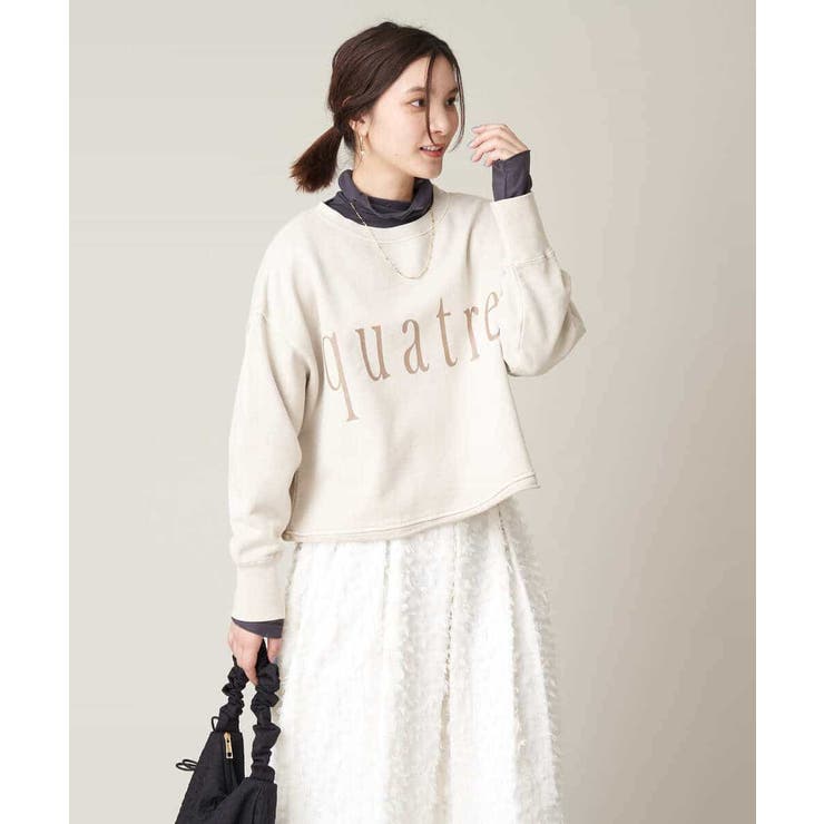 クロップド丈ロゴスウェット | a.v.v【WOMEN】 | 詳細画像38 