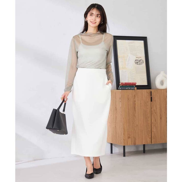 シャイニーシアーハイネックカットソー | a.v.v【WOMEN】 | 詳細画像13 