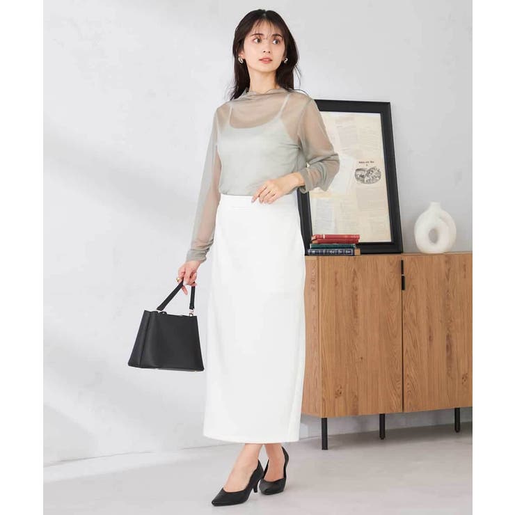 シャイニーシアーハイネックカットソー | a.v.v【WOMEN】 | 詳細画像15 