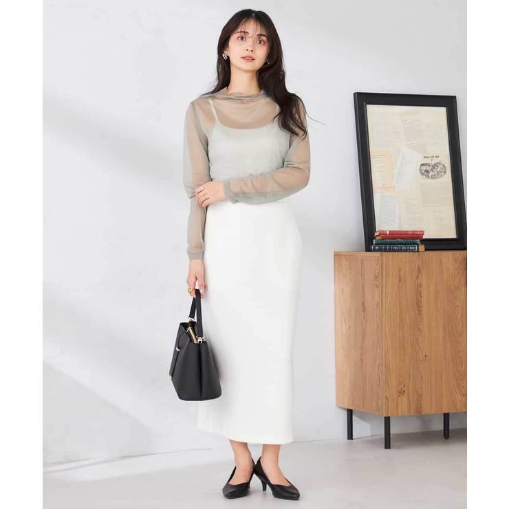 シャイニーシアーハイネックカットソー | a.v.v【WOMEN】 | 詳細画像16 