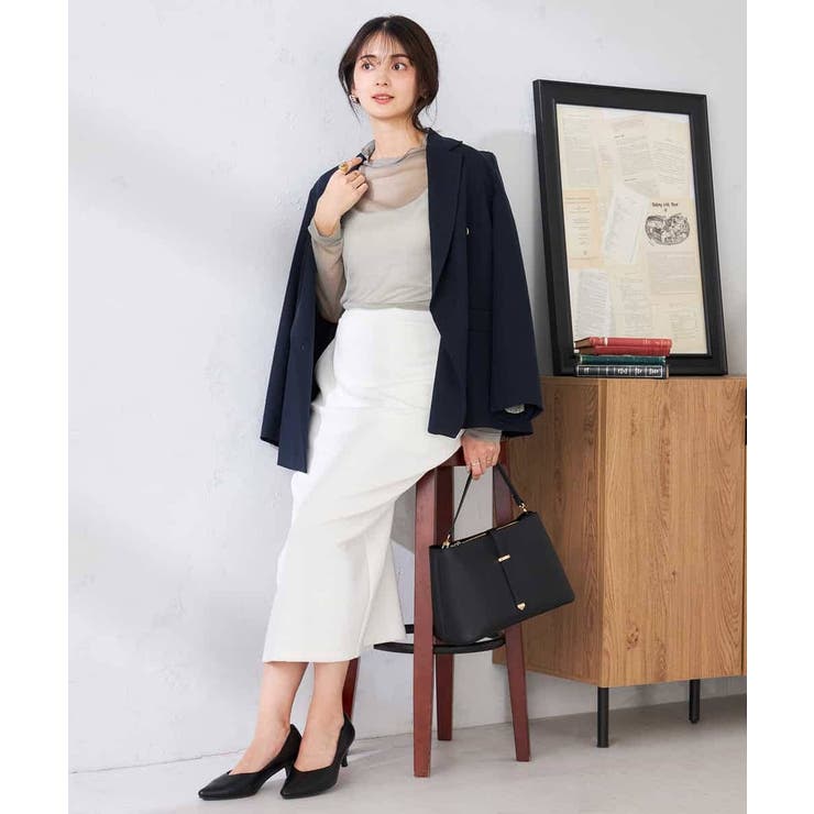 シャイニーシアーハイネックカットソー | a.v.v【WOMEN】 | 詳細画像20 