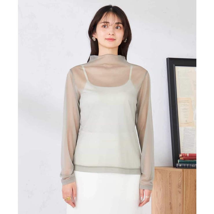 シャイニーシアーハイネックカットソー | a.v.v【WOMEN】 | 詳細画像23 