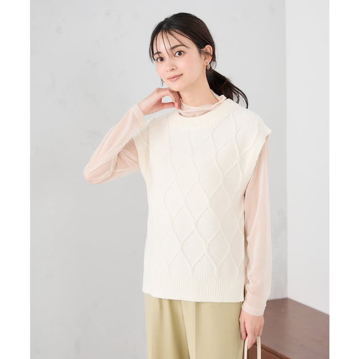 シャイニーシアーハイネックカットソー | a.v.v【WOMEN】 | 詳細画像8 