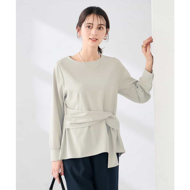 ライトグレー | ウエストリボントップス | a.v.v【WOMEN】