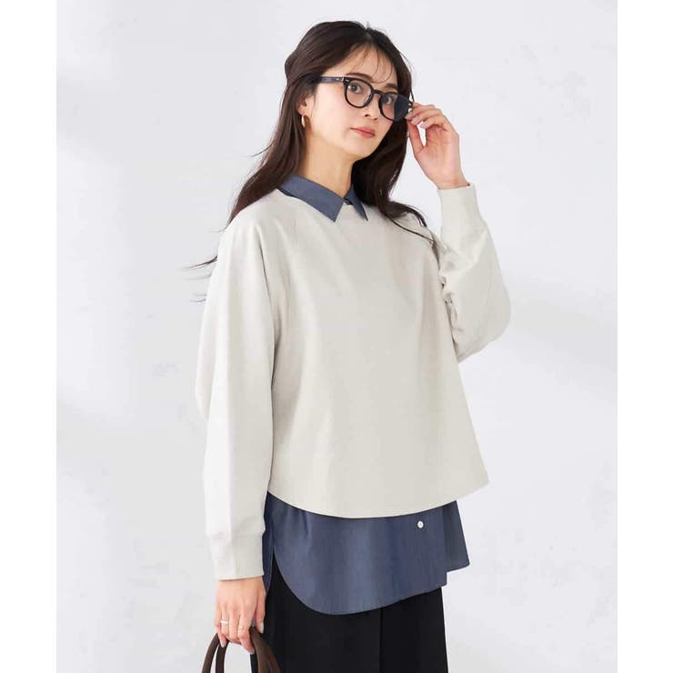 ラメ裏毛ドルマンスウェット | a.v.v【WOMEN】 | 詳細画像2 