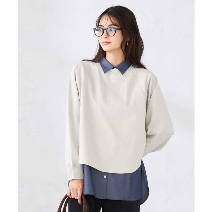 ラメ裏毛ドルマンスウェット | a.v.v【WOMEN】 | 詳細画像4 