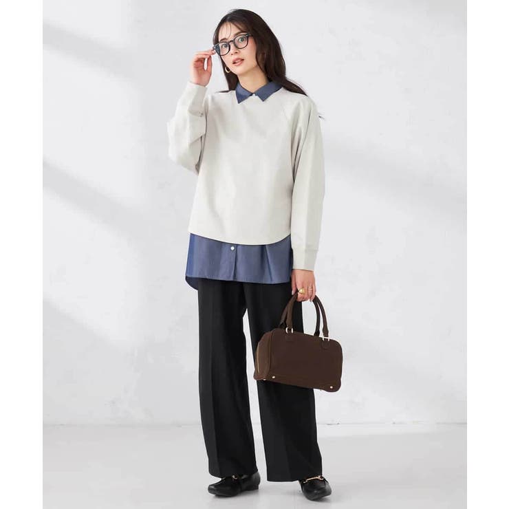 ラメ裏毛ドルマンスウェット | a.v.v【WOMEN】 | 詳細画像6 