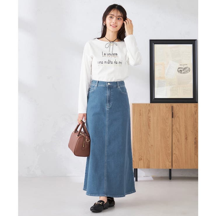 【コットン100%】ロゴアソートロンT | a.v.v【WOMEN】 | 詳細画像16 