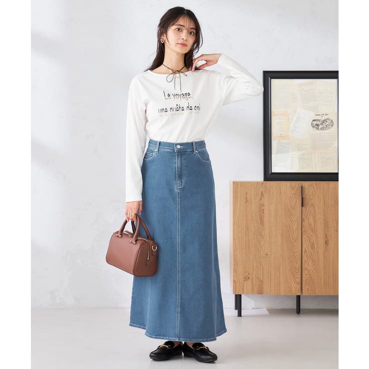 【コットン100%】ロゴアソートロンT | a.v.v【WOMEN】 | 詳細画像17 