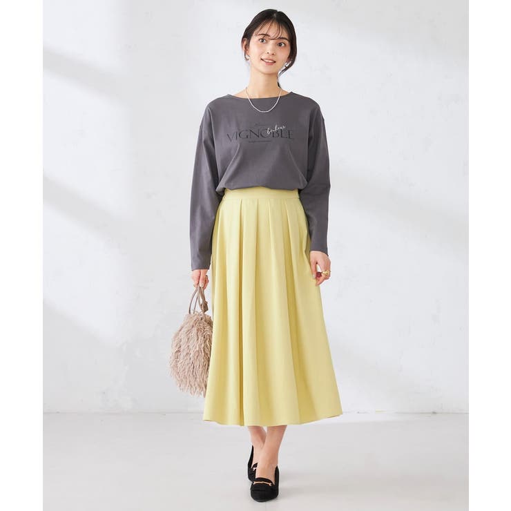 【コットン100%】ロゴアソートロンT | a.v.v【WOMEN】 | 詳細画像22 