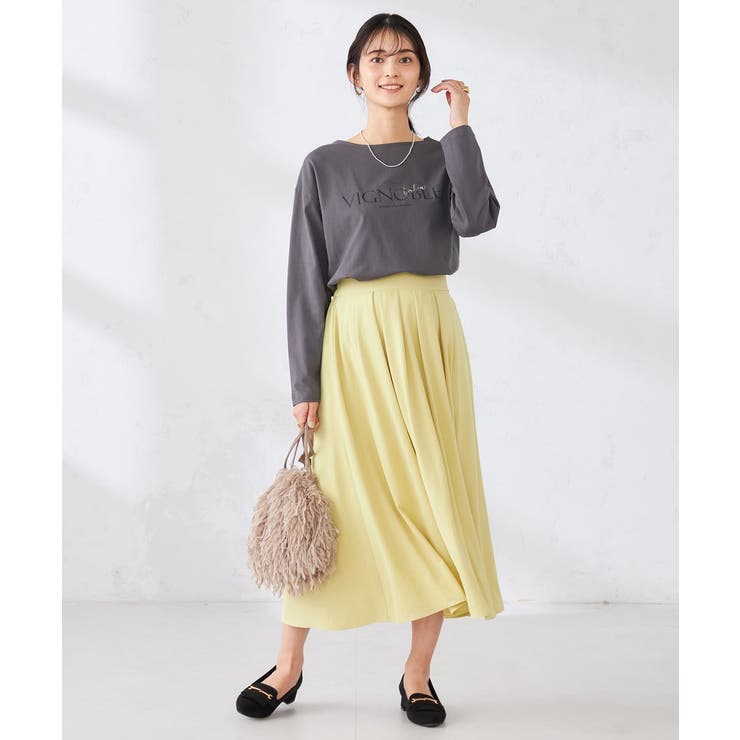 【コットン100%】ロゴアソートロンT | a.v.v【WOMEN】 | 詳細画像24 