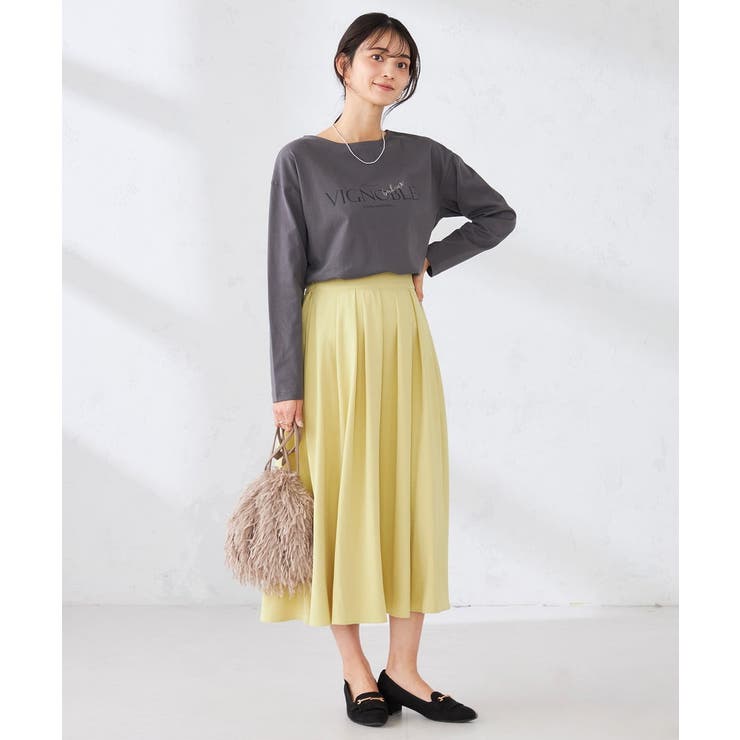 【コットン100%】ロゴアソートロンT | a.v.v【WOMEN】 | 詳細画像25 