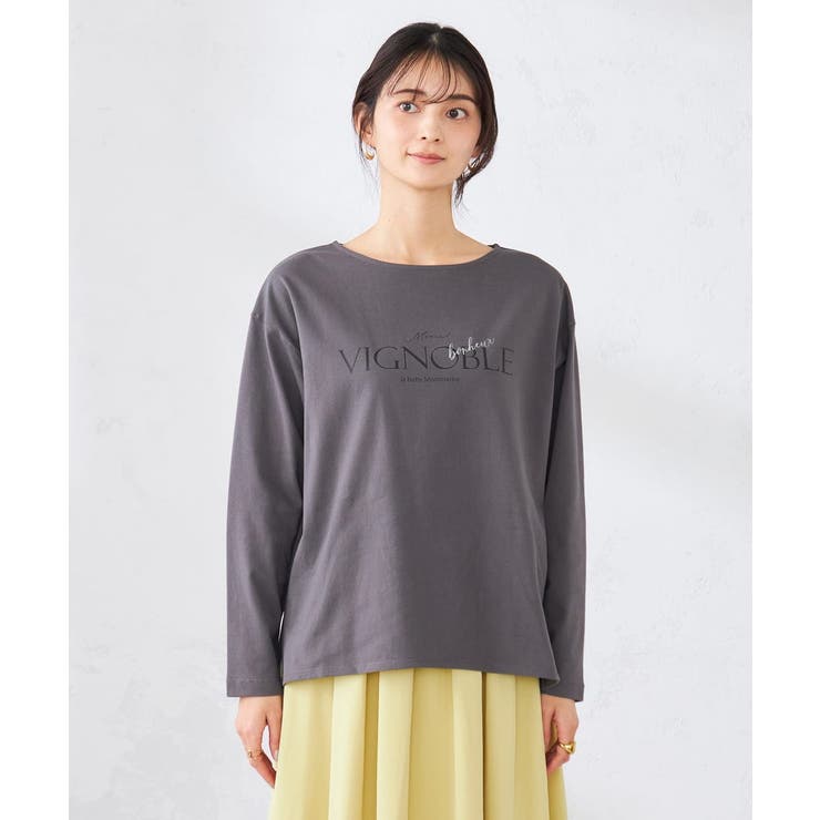 【コットン100%】ロゴアソートロンT | a.v.v【WOMEN】 | 詳細画像26 