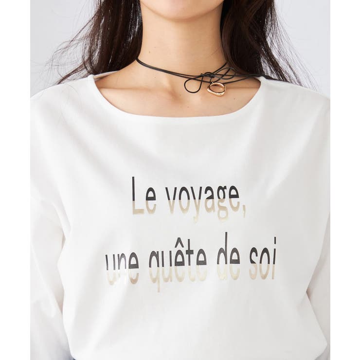 【コットン100%】ロゴアソートロンT | a.v.v【WOMEN】 | 詳細画像34 