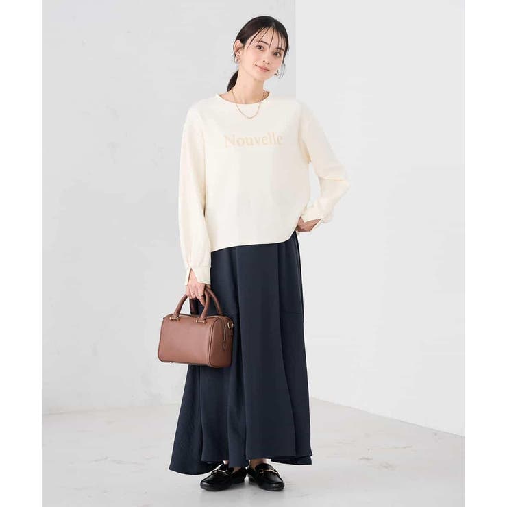 フロッキープリントプルオーバー | a.v.v【WOMEN】 | 詳細画像10 