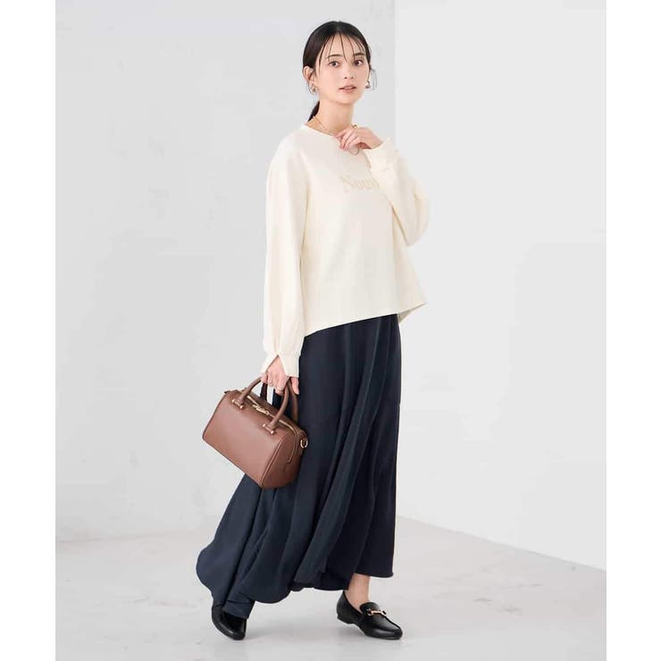 フロッキープリントプルオーバー | a.v.v【WOMEN】 | 詳細画像12 