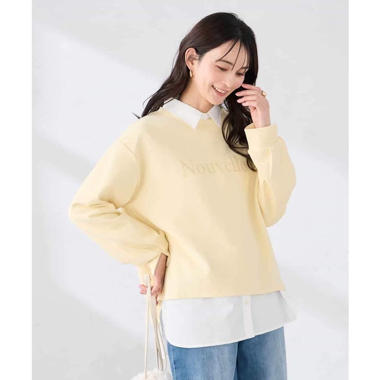 フロッキープリントプルオーバー | a.v.v【WOMEN】 | 詳細画像2 