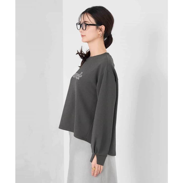 フロッキープリントプルオーバー | a.v.v【WOMEN】 | 詳細画像20 