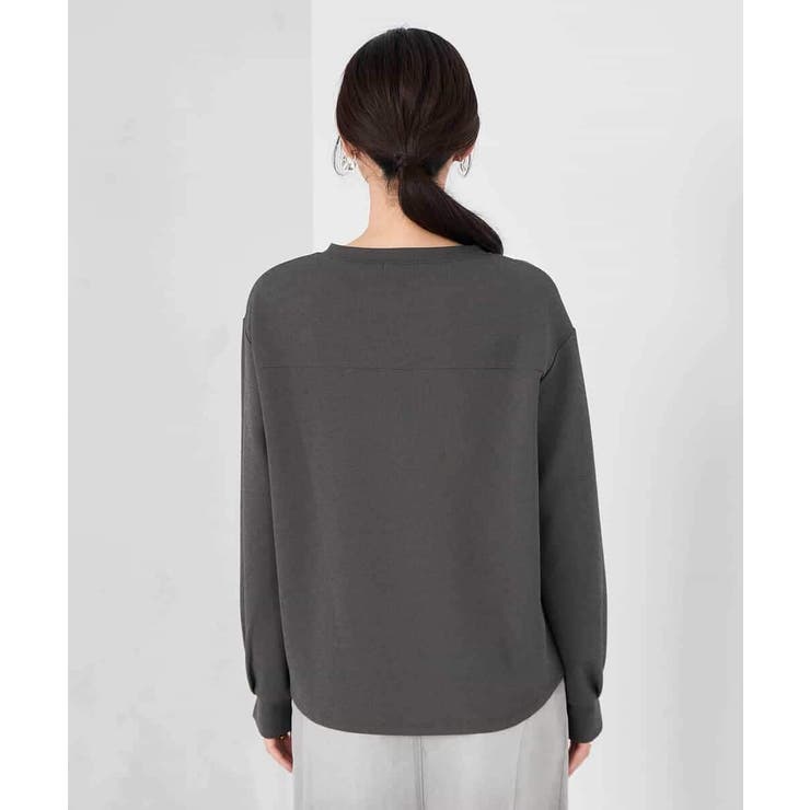 フロッキープリントプルオーバー | a.v.v【WOMEN】 | 詳細画像21 