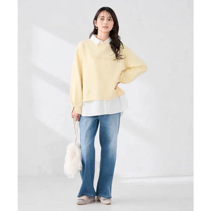 フロッキープリントプルオーバー | a.v.v【WOMEN】 | 詳細画像4 