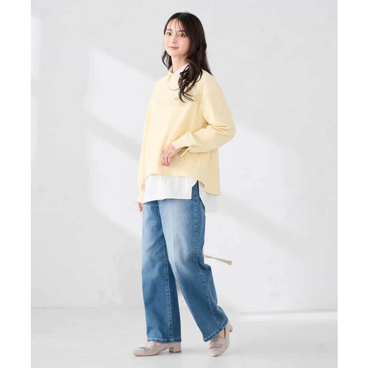 フロッキープリントプルオーバー | a.v.v【WOMEN】 | 詳細画像5 