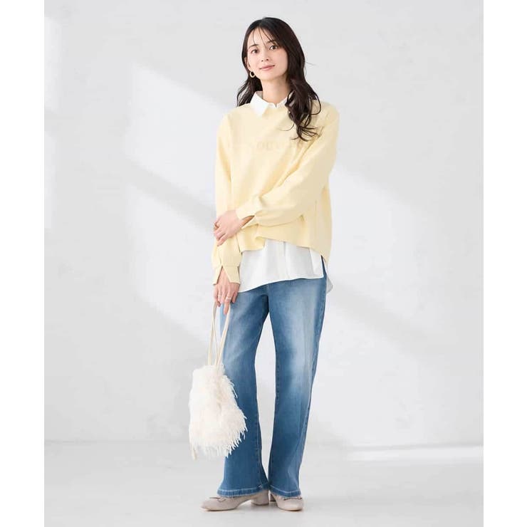 フロッキープリントプルオーバー | a.v.v【WOMEN】 | 詳細画像6 