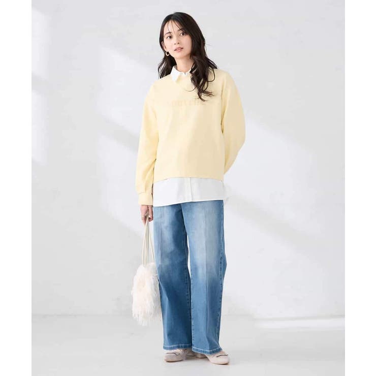 フロッキープリントプルオーバー | a.v.v【WOMEN】 | 詳細画像7 