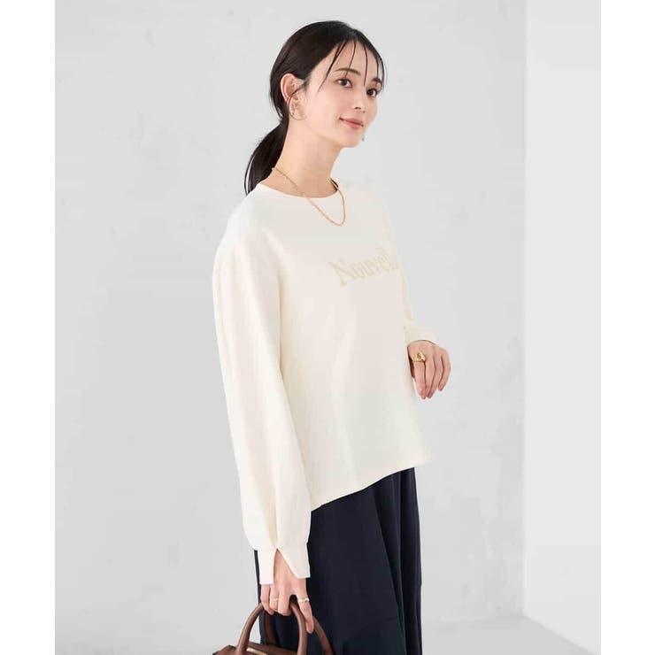 フロッキープリントプルオーバー | a.v.v【WOMEN】 | 詳細画像8 