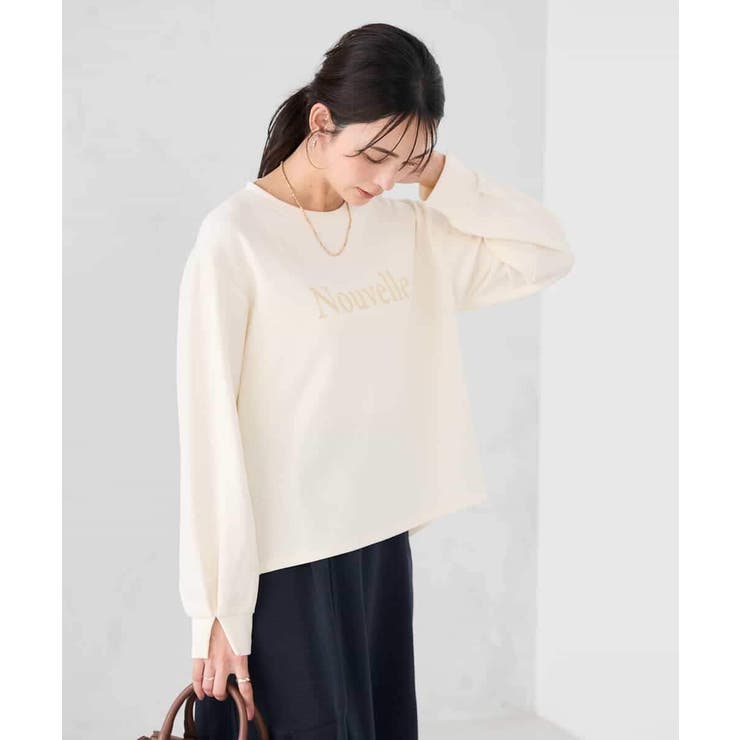 フロッキープリントプルオーバー | a.v.v【WOMEN】 | 詳細画像9 