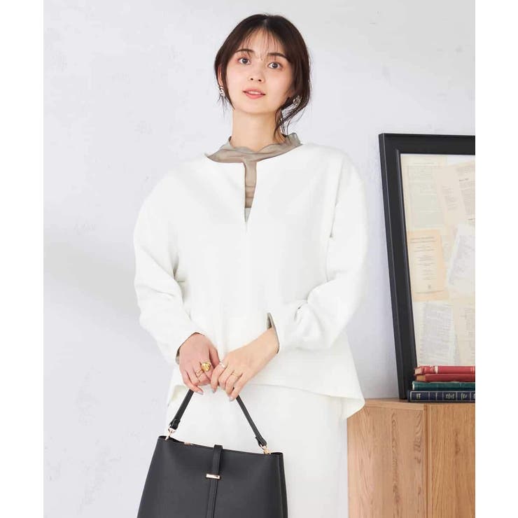 ZIP付きダンボールプルオーバー | a.v.v【WOMEN】 | 詳細画像16 