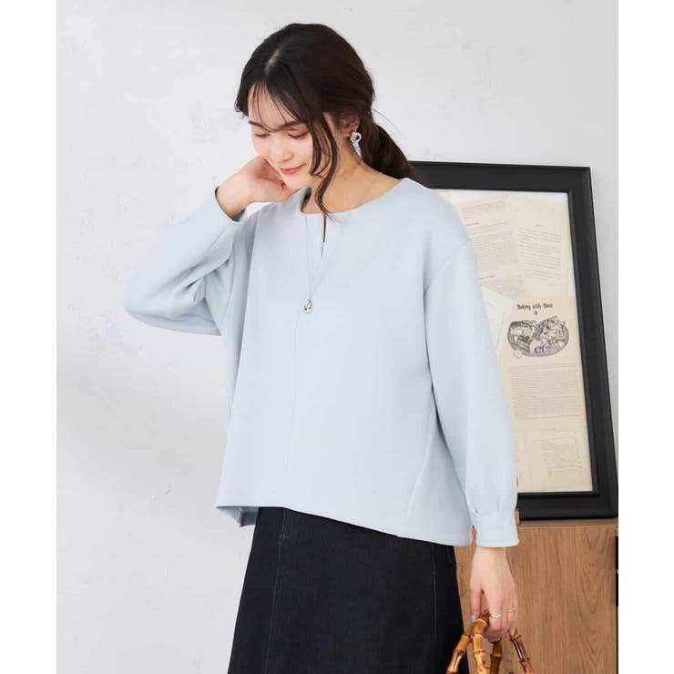 ZIP付きダンボールプルオーバー | a.v.v【WOMEN】 | 詳細画像2 