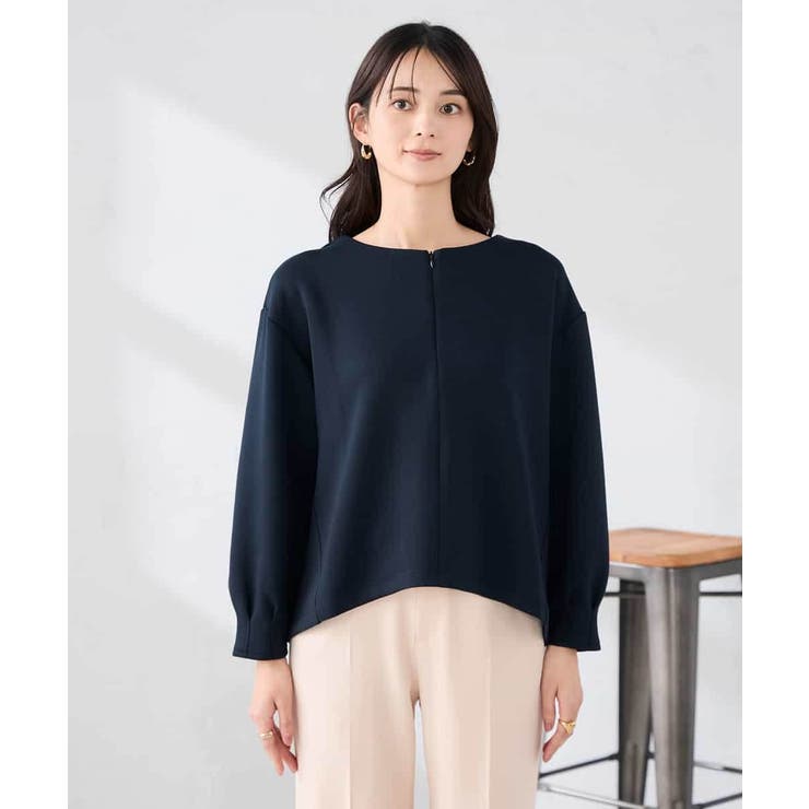 ZIP付きダンボールプルオーバー | a.v.v【WOMEN】 | 詳細画像22 