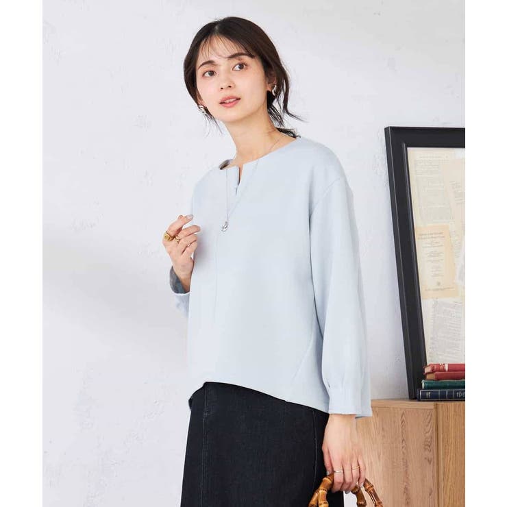 ZIP付きダンボールプルオーバー | a.v.v【WOMEN】 | 詳細画像3 