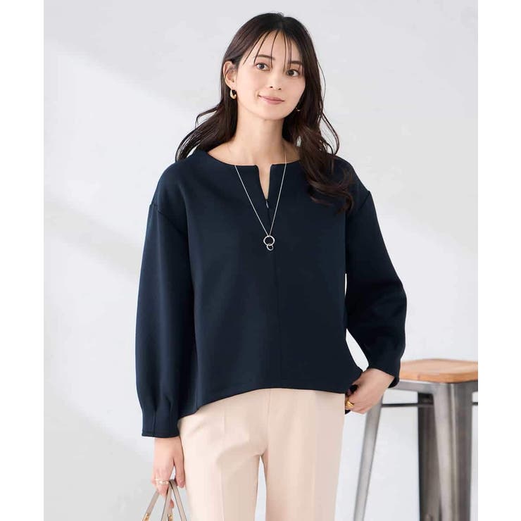 ZIP付きダンボールプルオーバー | a.v.v【WOMEN】 | 詳細画像9 