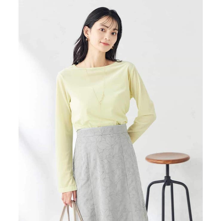 ライトイエロー | シアーベロアトップス | a.v.v【WOMEN】