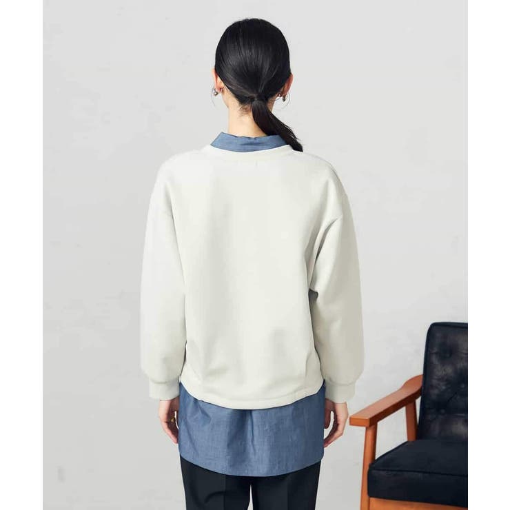 【セットアップ対応】スリットネックダンボールトップス | a.v.v【WOMEN】 | 詳細画像31 