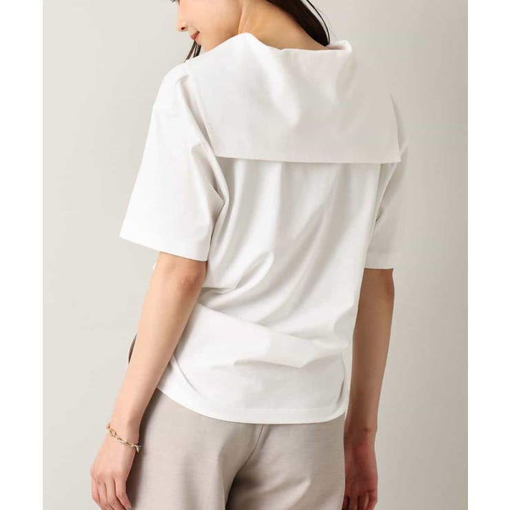 抗菌・防臭加工】セーラーカラーTシャツ[品番：ITKW0001223]｜a.v.v