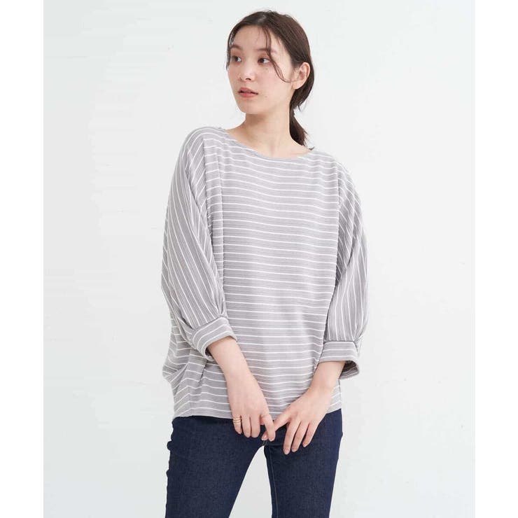 プリーツプリーズ　ボーダーチュニック PLEATS PLEASE ISSEY MIYAKE #spc プリーツプリーズ