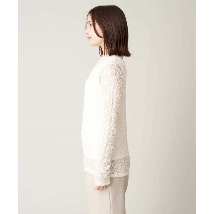 ポコポコストレッチレーストップス[品番：ITKW0016144]｜a.v.v【WOMEN