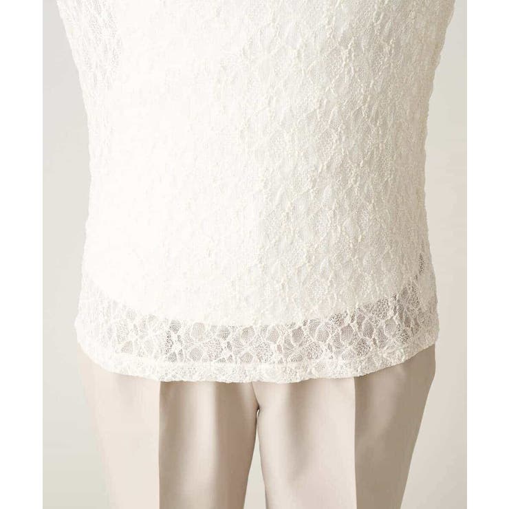 ポコポコストレッチレーストップス[品番：ITKW0016144]｜a.v.v【WOMEN