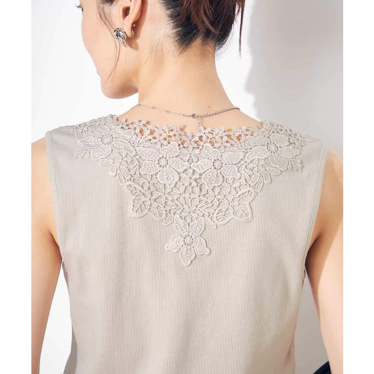 モチーフレースタンクトップ | a.v.v【WOMEN】 | 詳細画像11 