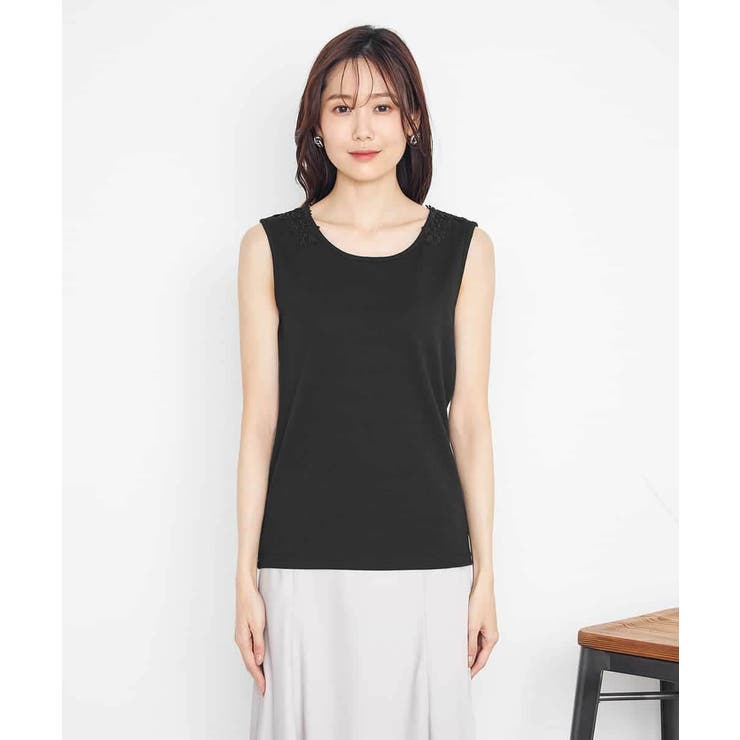 モチーフレースタンクトップ | a.v.v【WOMEN】 | 詳細画像4 